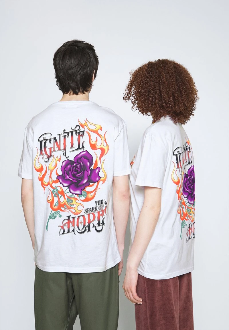 YOURTURN GRAPHIC TEE UNISEX - T-shirt Con Stampa - White 5 YOURTURN GRAPHIC TEE UNISEX - T-shirt Con Stampa - White - immagine 3