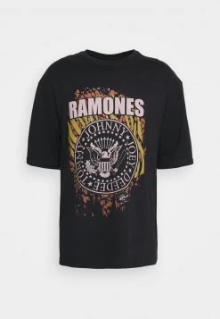 YOURTURN RAMONES TEE UNISEX - T-shirt Con Stampa - Black -Sconto YOURTURN in Italia 04271fa88f00464b9a244f780f28b3a9