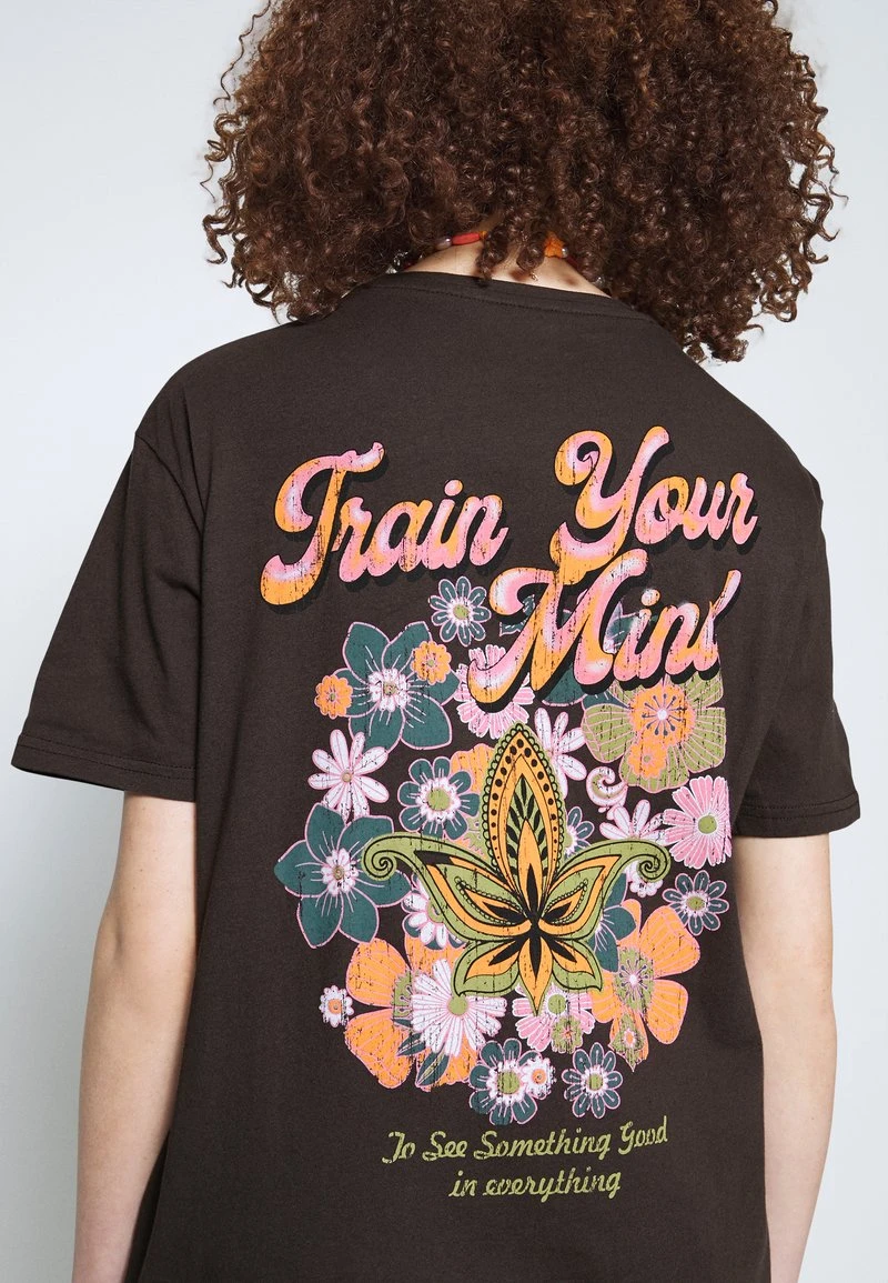 YOURTURN UNISEX - T-shirt Con Stampa - Brown 8 YOURTURN UNISEX - T-shirt Con Stampa - Brown - immagine 6