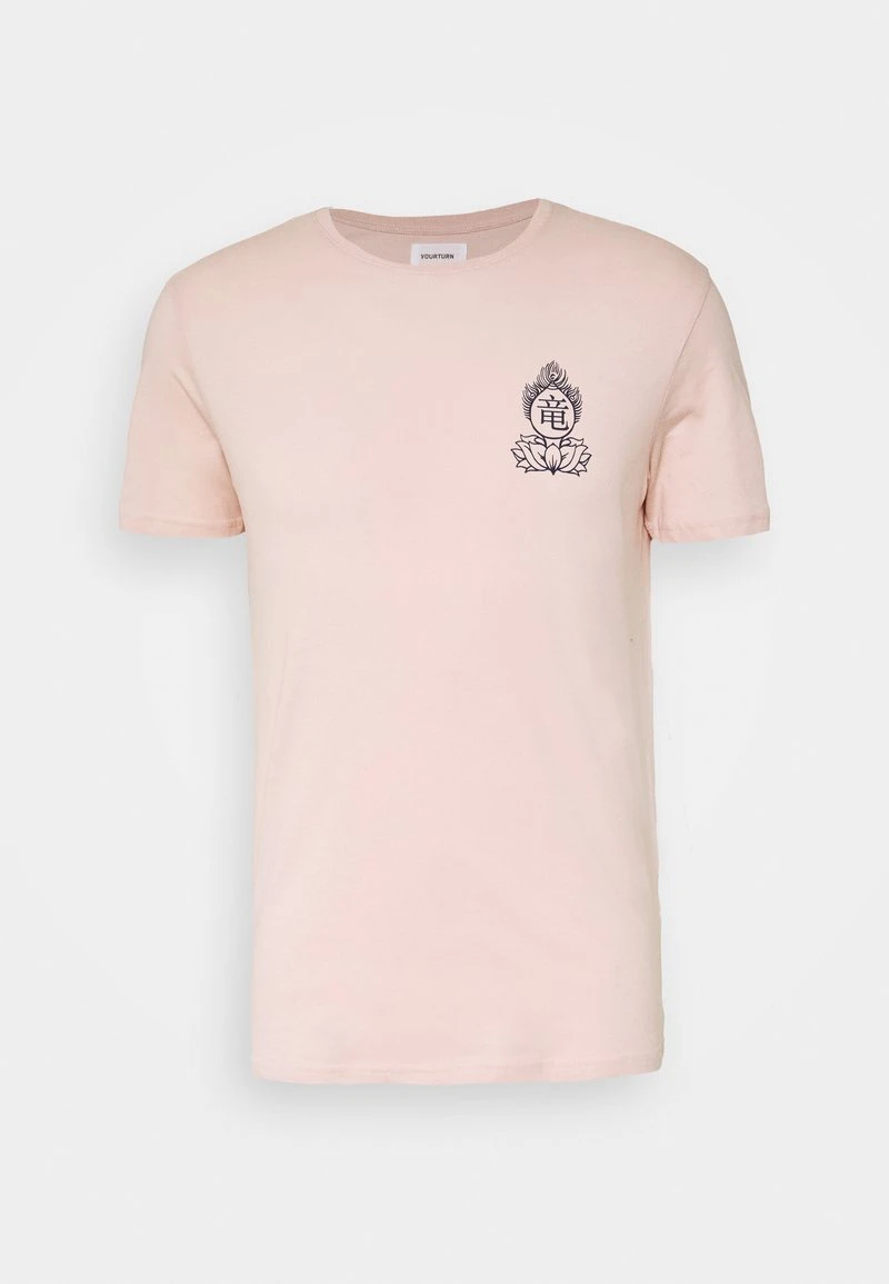 YOURTURN UNISEX - T-shirt Con Stampa - Pink 7 YOURTURN UNISEX - T-shirt Con Stampa - Pink - immagine 5