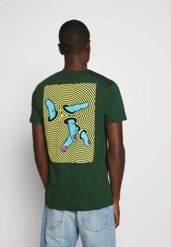 YOURTURN T-shirt Con Stampa - Dark Green, Unisex -Sconto YOURTURN in Italia 1adb6d14fe50459faf34f1080b2fdd7c