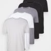 YOURTURN 5 PACK UNISEX - T-shirt Basic - Black/white/dark Grey -Sconto YOURTURN in Italia 1e3ae298da0549ffb1c0f4033d040a07