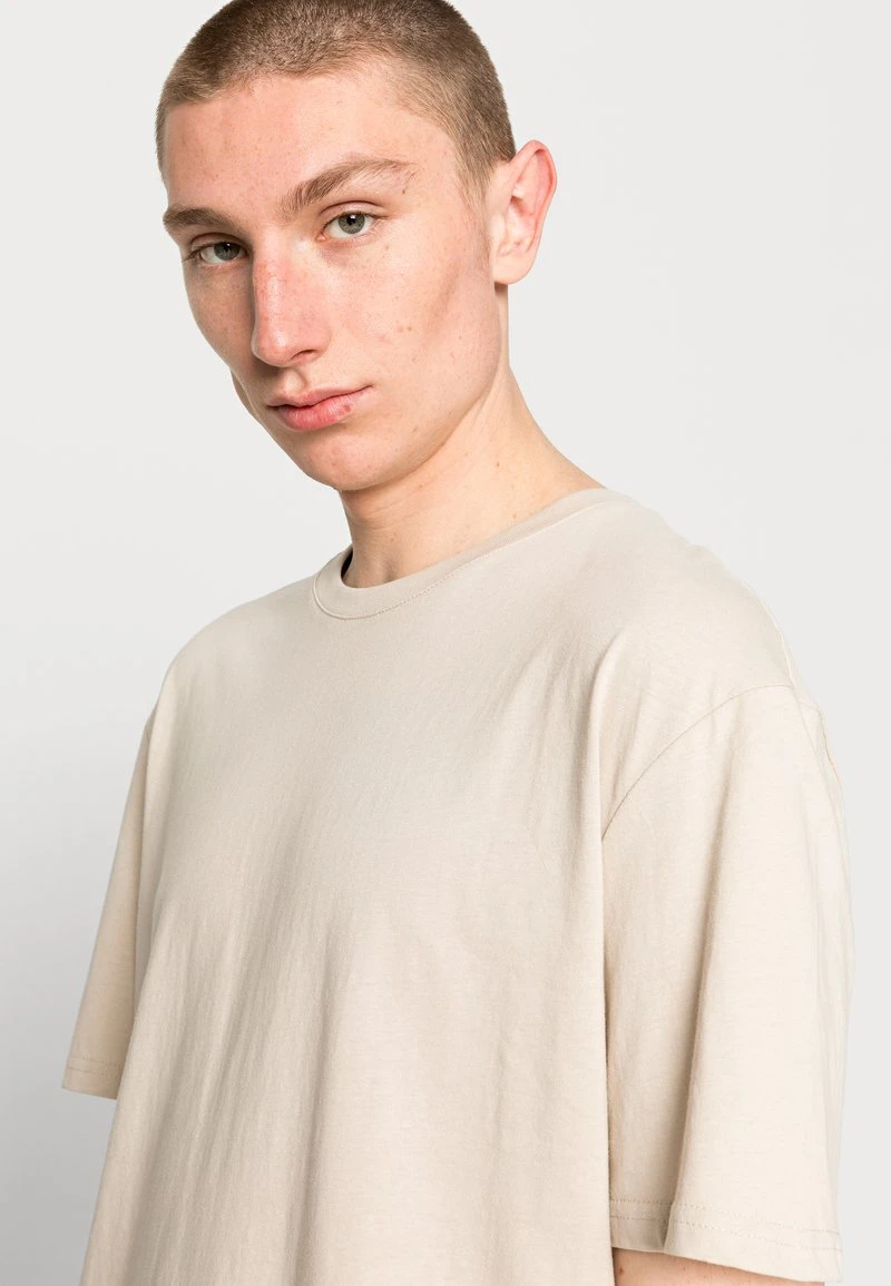 YOURTURN 5 PACK UNISEX - T-shirt Basic - Dark Grey/white/beige 9 YOURTURN 5 PACK UNISEX - T-shirt Basic - Dark Grey/white/beige - immagine 7