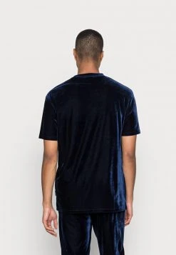 YOURTURN VELVET UNISEX - T-shirt Basic - Dark Blue 9 YOURTURN VELVET UNISEX - T-shirt Basic - Dark Blue -Sconto YOURTURN in Italia 26be0c6592bb4108a0684e626859f7db