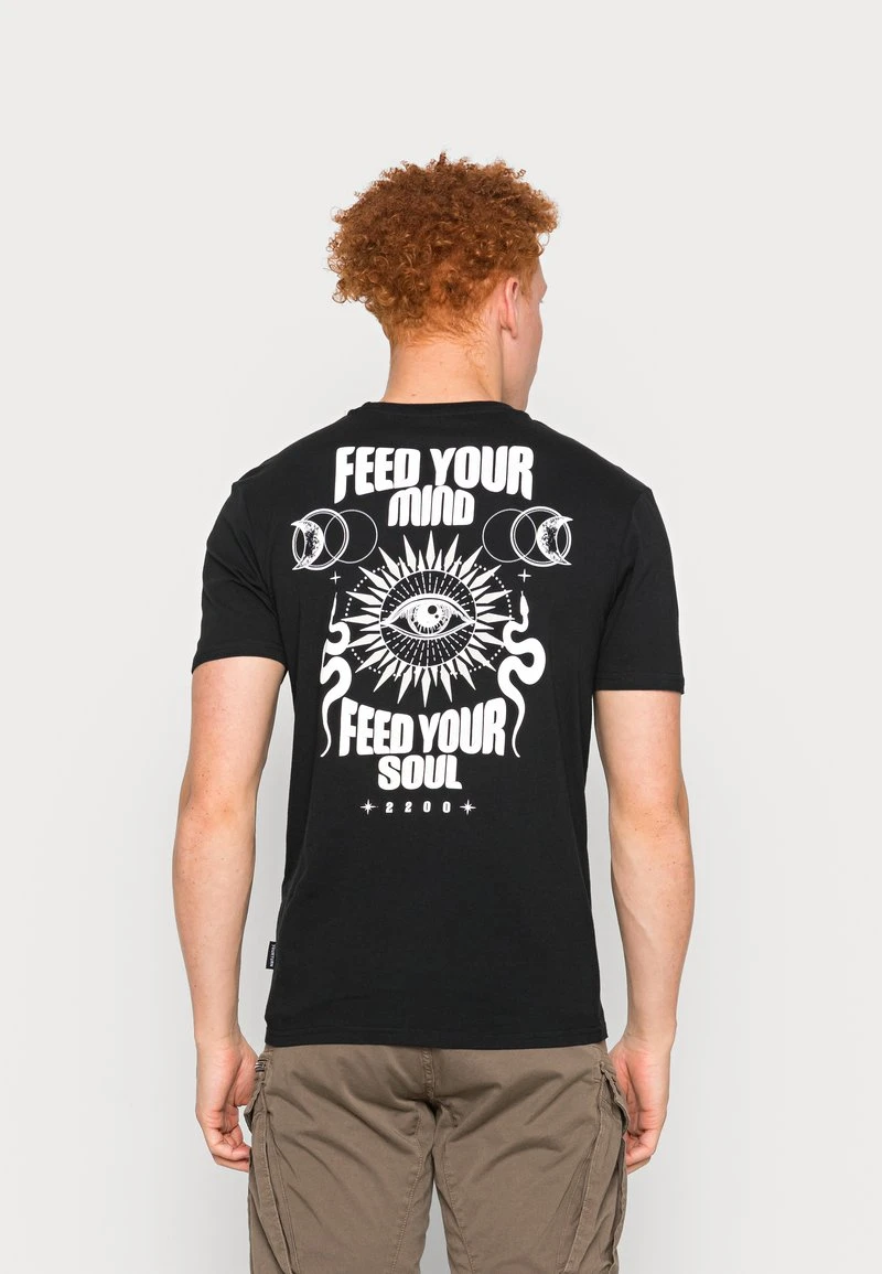 YOURTURN FEED YOUR SOUL TEE UNISEX - T-shirt Con Stampa - Black 3 YOURTURN FEED YOUR SOUL TEE UNISEX - T-shirt Con Stampa - Black