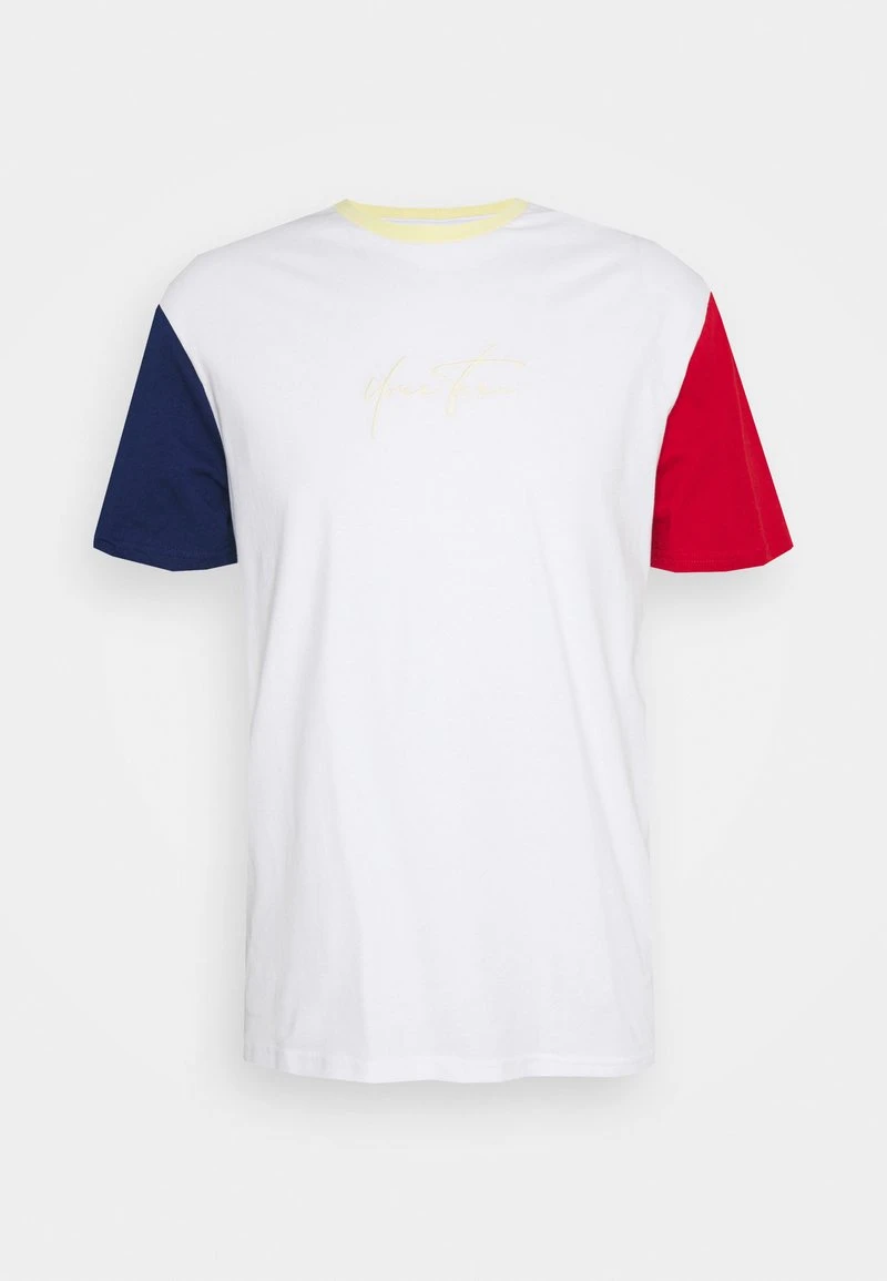 YOURTURN UNISEX - T-shirt Con Stampa - White/blue/red 7 YOURTURN UNISEX - T-shirt Con Stampa - White/blue/red - immagine 5