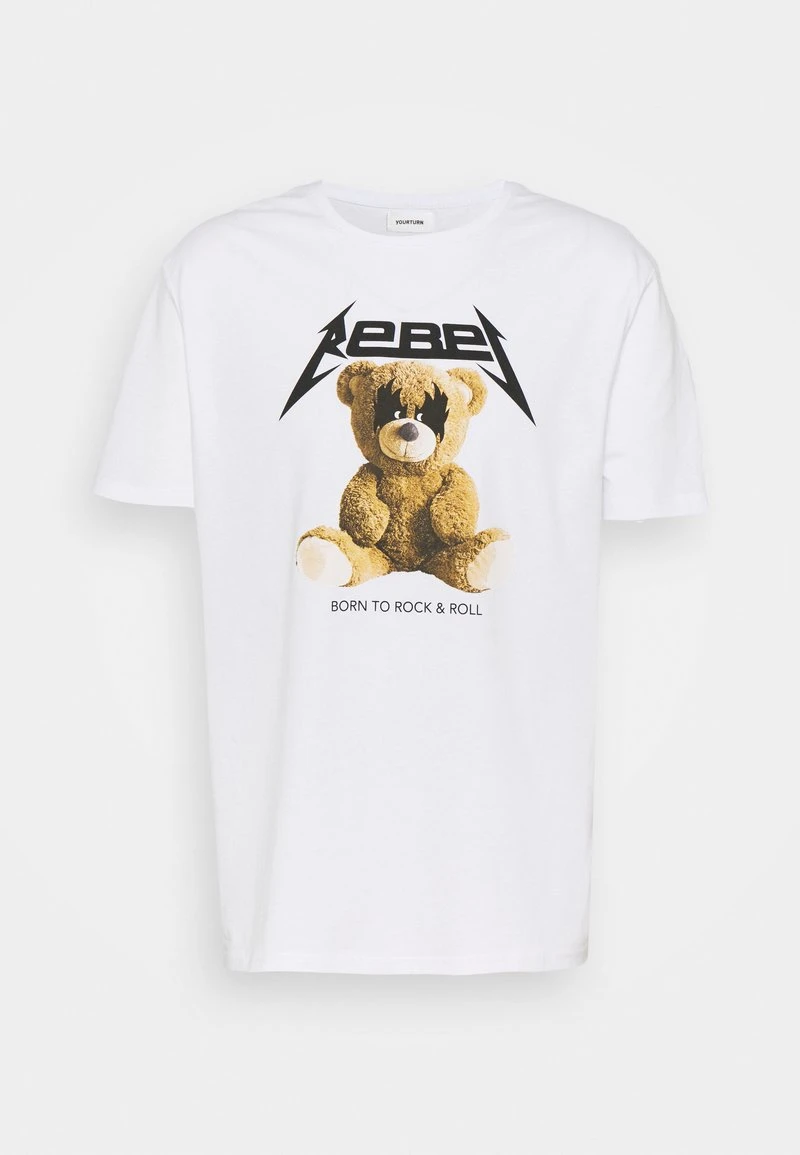 YOURTURN UNISEX - T-shirt Con Stampa - White 3 YOURTURN UNISEX - T-shirt Con Stampa - White