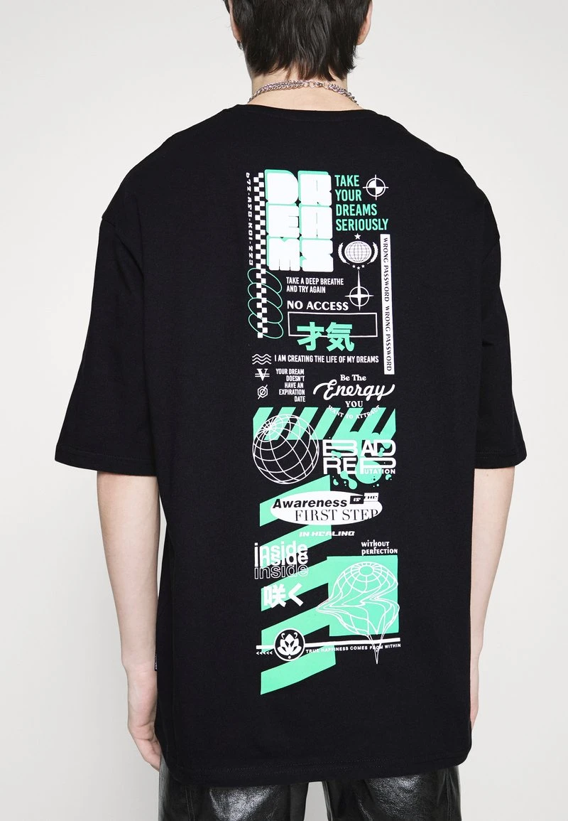 YOURTURN GRAPHIC TEE UNISEX - T-shirt Con Stampa - Black 8 YOURTURN GRAPHIC TEE UNISEX - T-shirt Con Stampa - Black - immagine 6