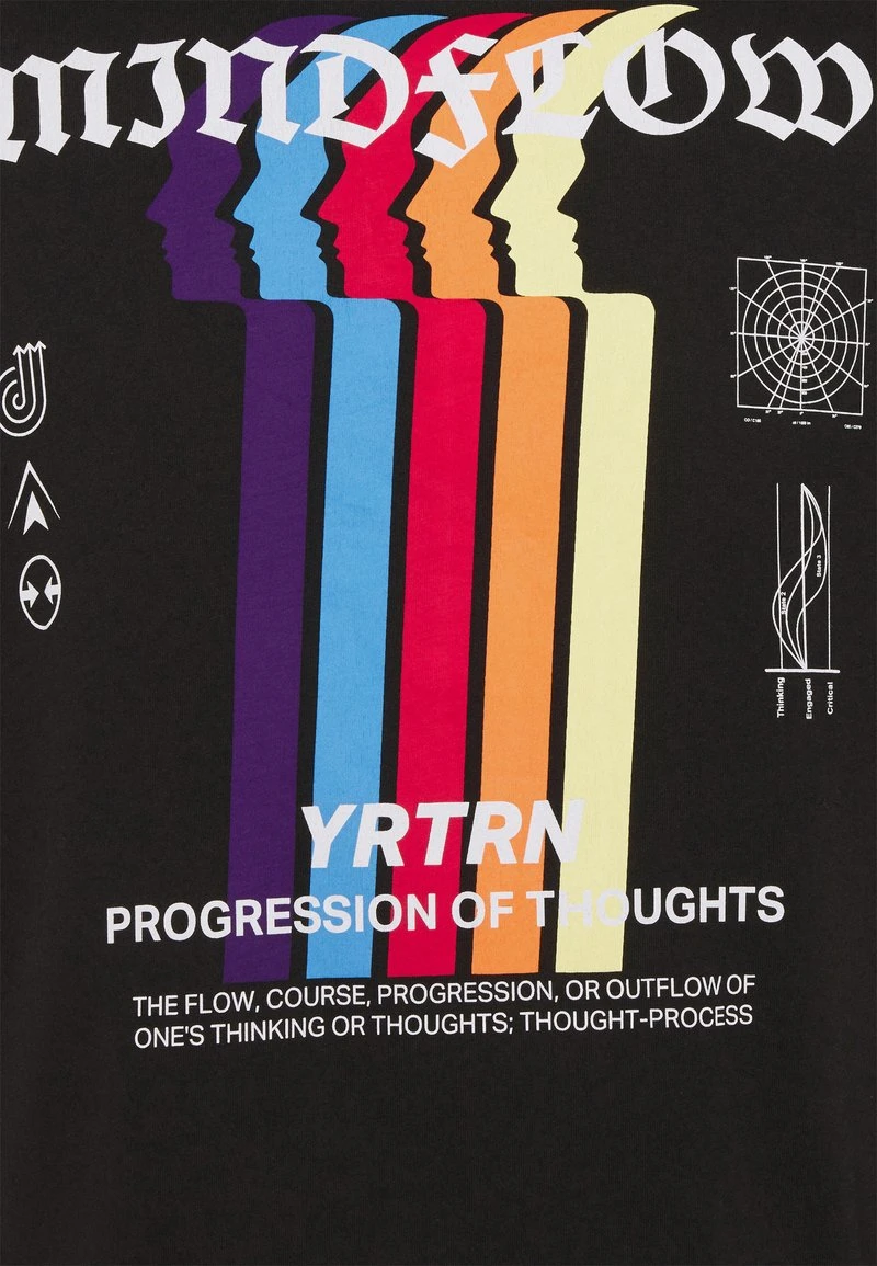 YOURTURN UNISEX - T-shirt Con Stampa - Black 9 YOURTURN UNISEX - T-shirt Con Stampa - Black - immagine 7