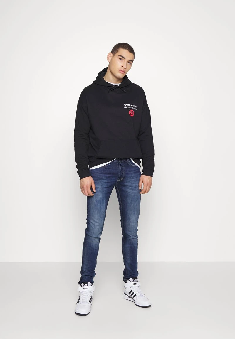 YOURTURN MICKEY BALL HOODIE UNISEX - Felpa Con Cappuccio - Black 4 YOURTURN MICKEY BALL HOODIE UNISEX - Felpa Con Cappuccio - Black - immagine 2