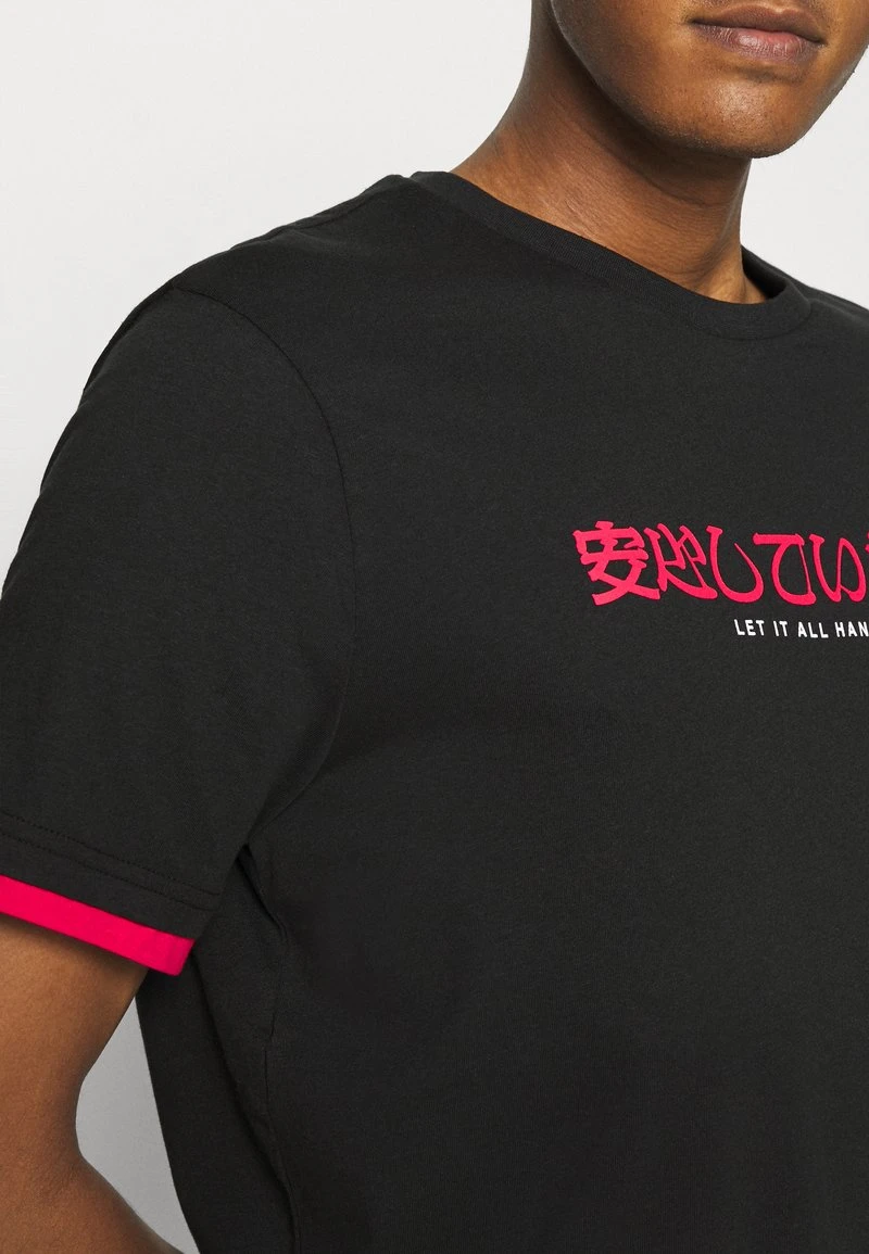 YOURTURN Unisex T-shirt Con Stampa - Black 8 YOURTURN Unisex T-shirt Con Stampa - Black - immagine 6