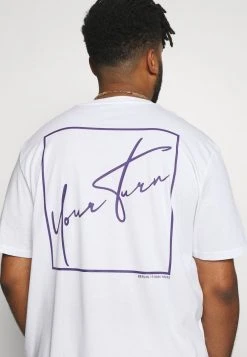 YOURTURN UNISEX - T-shirt Con Stampa - White -Sconto YOURTURN in Italia 44f05808764b4684b09683d6ad07ed06