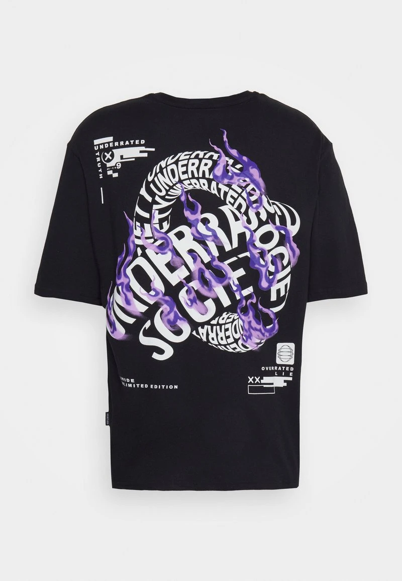 YOURTURN UNISEX - T-shirt Con Stampa - Black 4 YOURTURN UNISEX - T-shirt Con Stampa - Black - immagine 2