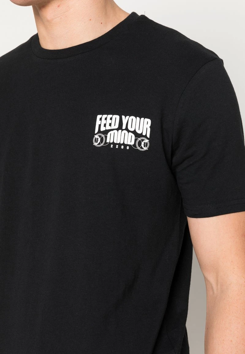 YOURTURN FEED YOUR SOUL TEE UNISEX - T-shirt Con Stampa - Black 7 YOURTURN FEED YOUR SOUL TEE UNISEX - T-shirt Con Stampa - Black - immagine 5