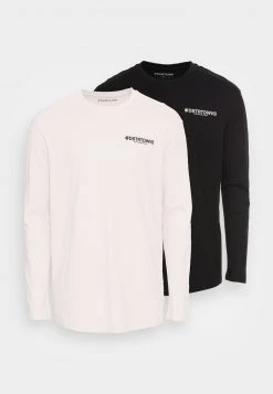 YOURTURN 2 PACK UNISEX - Maglietta A Manica Lunga - Black/lilac -Sconto YOURTURN in Italia 4a7621ba0ab24462b35aa73de9df1999