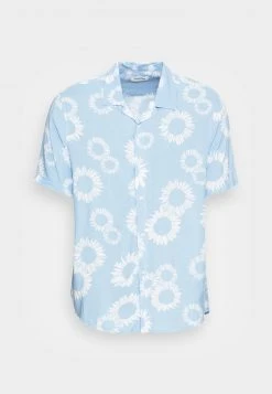 YOURTURN NAÏVE FLOWERS UNISEX - Camicia - Light Blue -Sconto YOURTURN in Italia 4aa37dfea249405cbd6d024181341e01