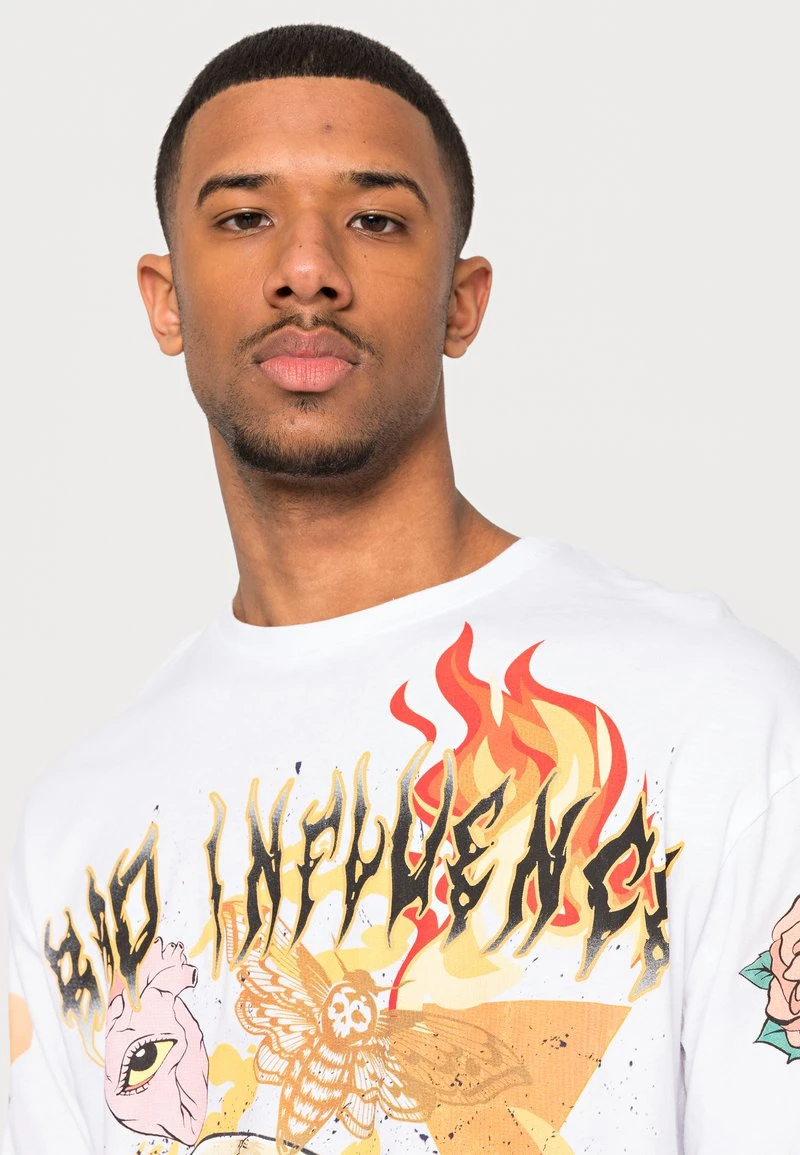 YOURTURN GRAPHIC SHIRT UNISEX - Maglietta A Manica Lunga - White 7 YOURTURN GRAPHIC SHIRT UNISEX - Maglietta A Manica Lunga - White - immagine 5