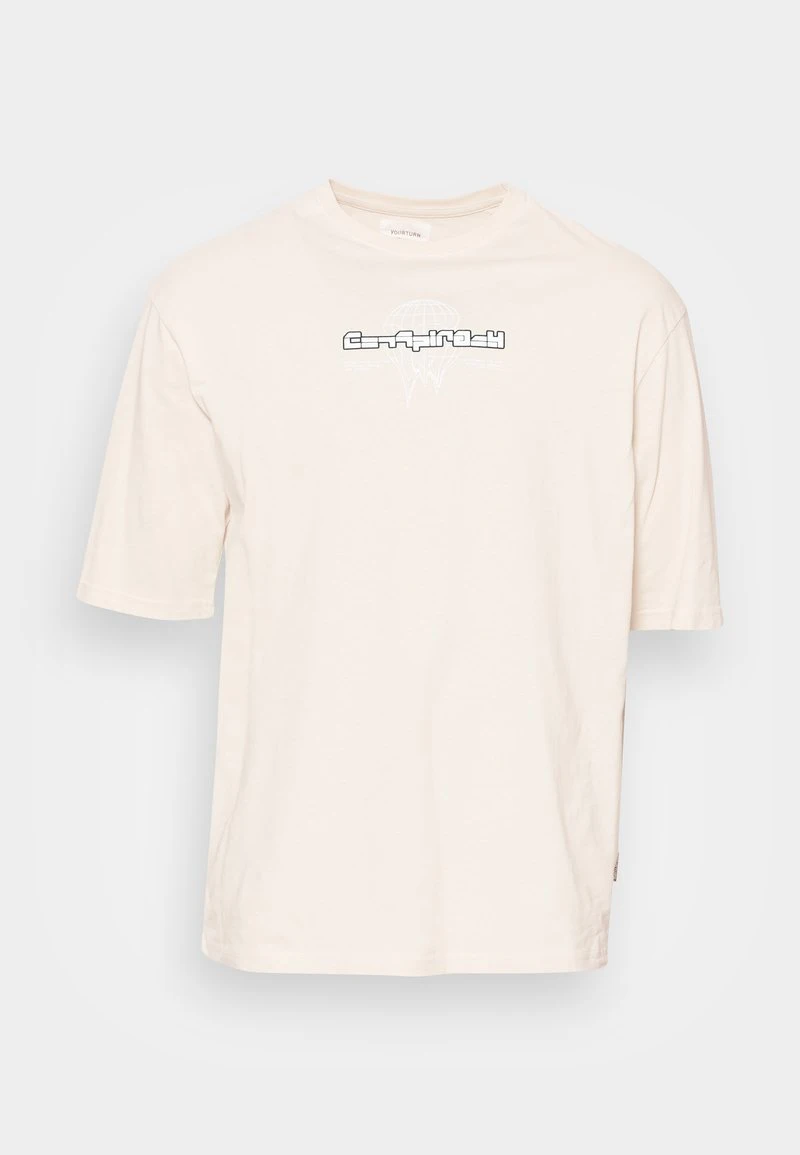 YOURTURN GRAPHIC TEE UNISEX - T-shirt Con Stampa - Grey 5 YOURTURN GRAPHIC TEE UNISEX - T-shirt Con Stampa - Grey - immagine 4