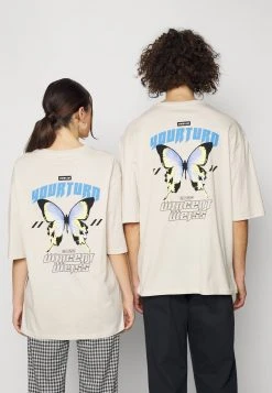 YOURTURN Unisex GRAPHIC TEE WINCENT WEISS BUTTERFLY TEE - T-shirt Con Stampa - Stone -Sconto YOURTURN in Italia 561f1a2849714fd28a14d5c3608303b5