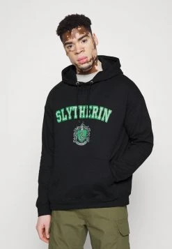 YOURTURN SLYTHERIN HOODIE UNISEX - Felpa Con Cappuccio - Black