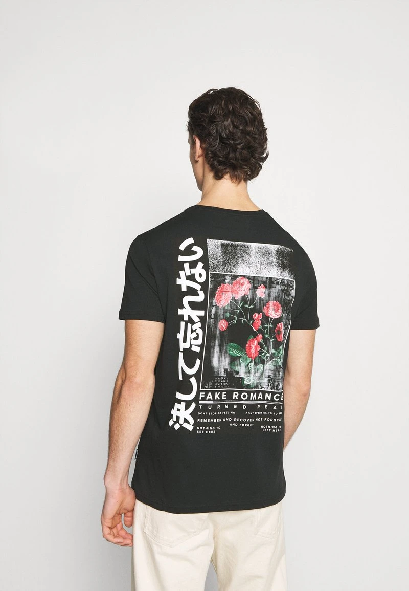 YOURTURN T-shirt Con Stampa - Black, Unisex 5 YOURTURN T-shirt Con Stampa - Black, Unisex - immagine 3