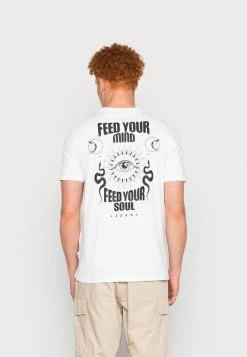 YOURTURN FEED YOUR SOUL TEE UNISEX - T-shirt Con Stampa - White