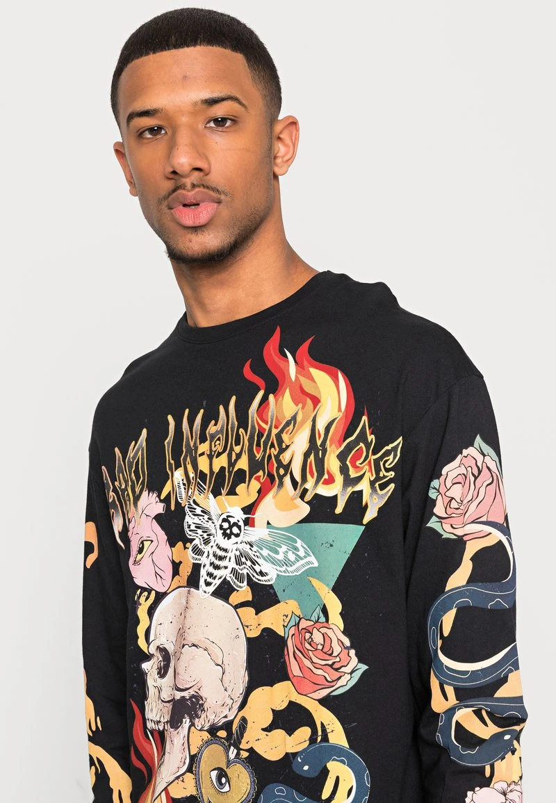 YOURTURN GRAPHIC SHIRT UNISEX - Maglietta A Manica Lunga - Black 7 YOURTURN GRAPHIC SHIRT UNISEX - Maglietta A Manica Lunga - Black - immagine 5