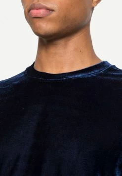 YOURTURN VELVET UNISEX - T-shirt Basic - Dark Blue 11 YOURTURN VELVET UNISEX - T-shirt Basic - Dark Blue -Sconto YOURTURN in Italia 6260bfd166f1485b8f1159719d59fbce