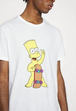 YOURTURN BART SKATE UNISEX TEE - T-shirt Con Stampa - White -Sconto YOURTURN in Italia 64ee5c6ec409478d8f87c6746d4c4340