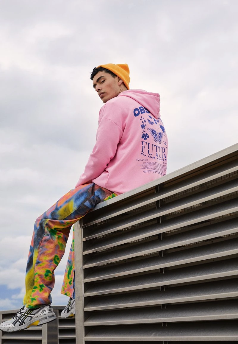 YOURTURN BUTTERFLIES HOODIE - Felpa Con Cappuccio - Pink, Unisex 3 YOURTURN BUTTERFLIES HOODIE - Felpa Con Cappuccio - Pink, Unisex