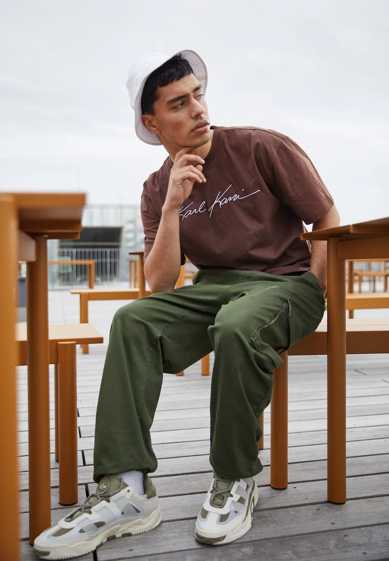 YOURTURN UNISEX - Pantaloni Cargo - Light Green 3 YOURTURN UNISEX - Pantaloni Cargo - Light Green