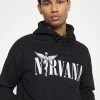 YOURTURN NIRVAN PRINT HOODIE UNISEX - Felpa Con Cappuccio - Black -Sconto YOURTURN in Italia 6df54cf061e44cd2a6f262833d228489