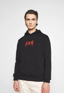 YOURTURN Unisex Felpa Con Cappuccio - Black