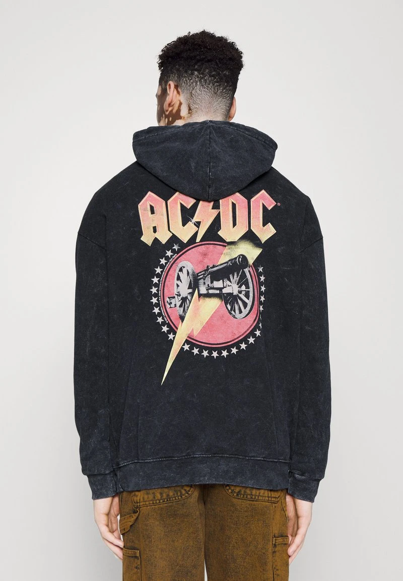 YOURTURN ACDC SWEAT UNISEX - Felpa Con Cappuccio - Black 5 YOURTURN ACDC SWEAT UNISEX - Felpa Con Cappuccio - Black - immagine 3