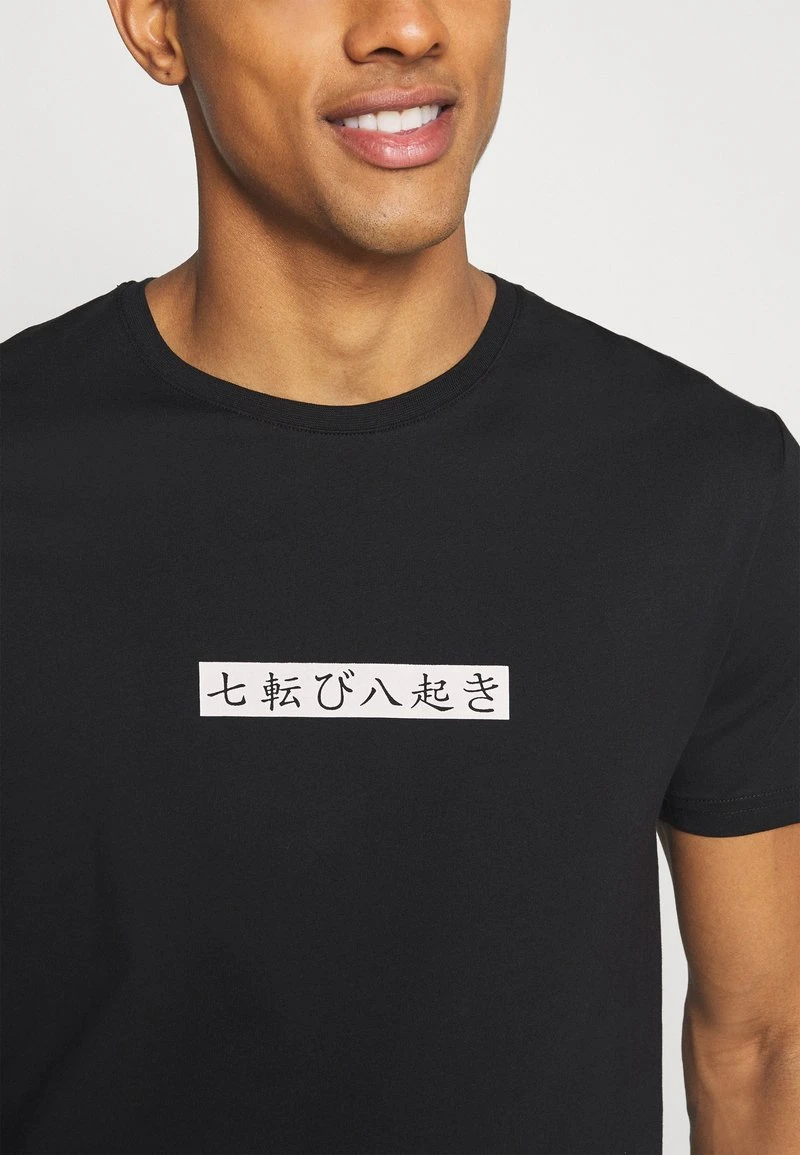 YOURTURN Unisex T-shirt Con Stampa - Black 8 YOURTURN Unisex T-shirt Con Stampa - Black - immagine 6