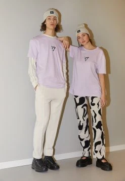 YOURTURN GRAPHIC TEE WINCENT WEISS UNISEX - T-shirt Con Stampa - Lilac