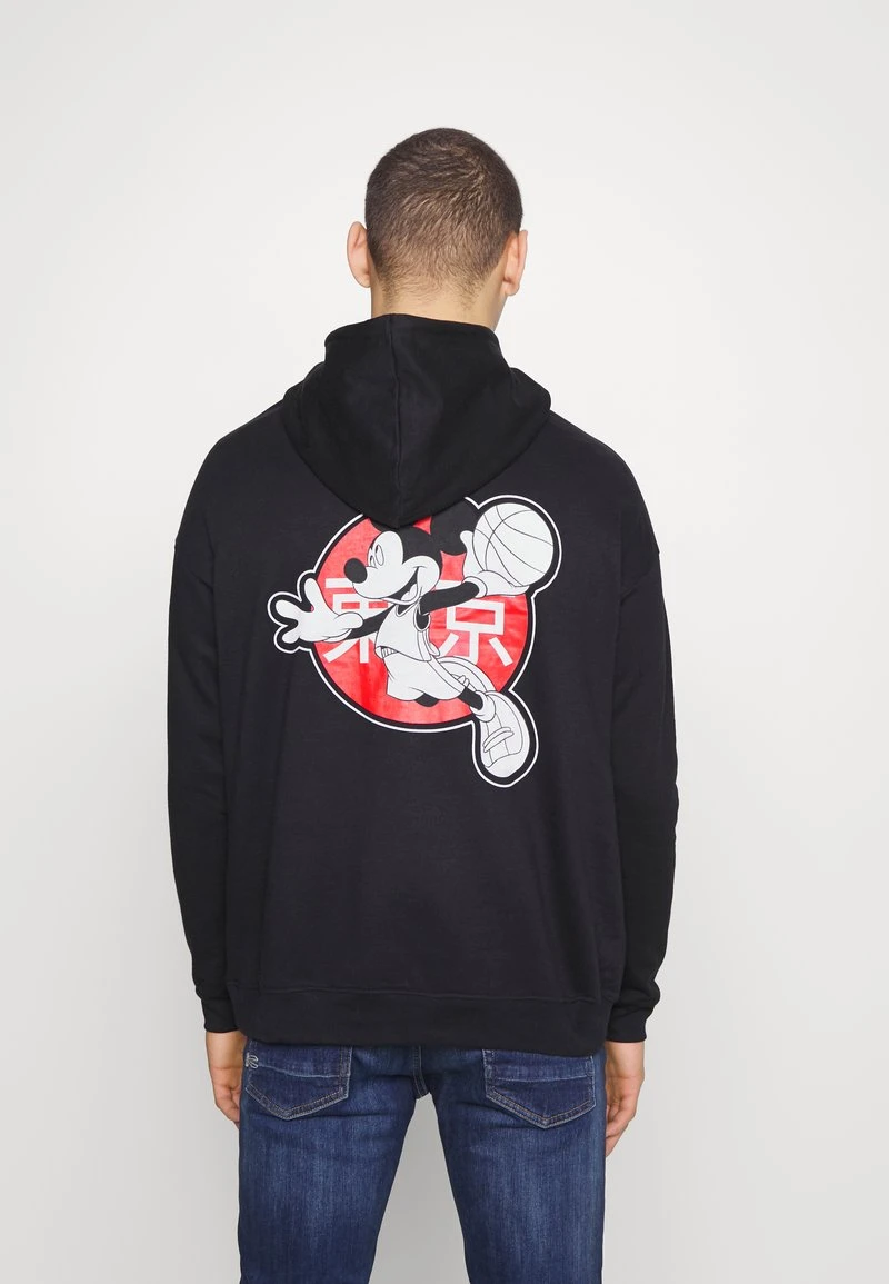 YOURTURN MICKEY BALL HOODIE UNISEX - Felpa Con Cappuccio - Black 6 YOURTURN MICKEY BALL HOODIE UNISEX - Felpa Con Cappuccio - Black - immagine 4