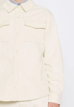 YOURTURN CORDUROY OVERSHIRT UNISEX - Giacca Leggera - Off-white -Sconto YOURTURN in Italia 8ea43878327a4950841b845e5cbfc848