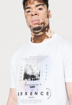 YOURTURN ESSENCE GRAPHIC T-SHIRT UNISEX - T-shirt Con Stampa - White -Sconto YOURTURN in Italia 8f1838bc59544123ab267bd8e591c93c