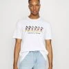 YOURTURN CURRENT MOOD TEE UNISEX - T-shirt Con Stampa - White -Sconto YOURTURN in Italia 906e3abe885c408d82bb27bfcf718ab2