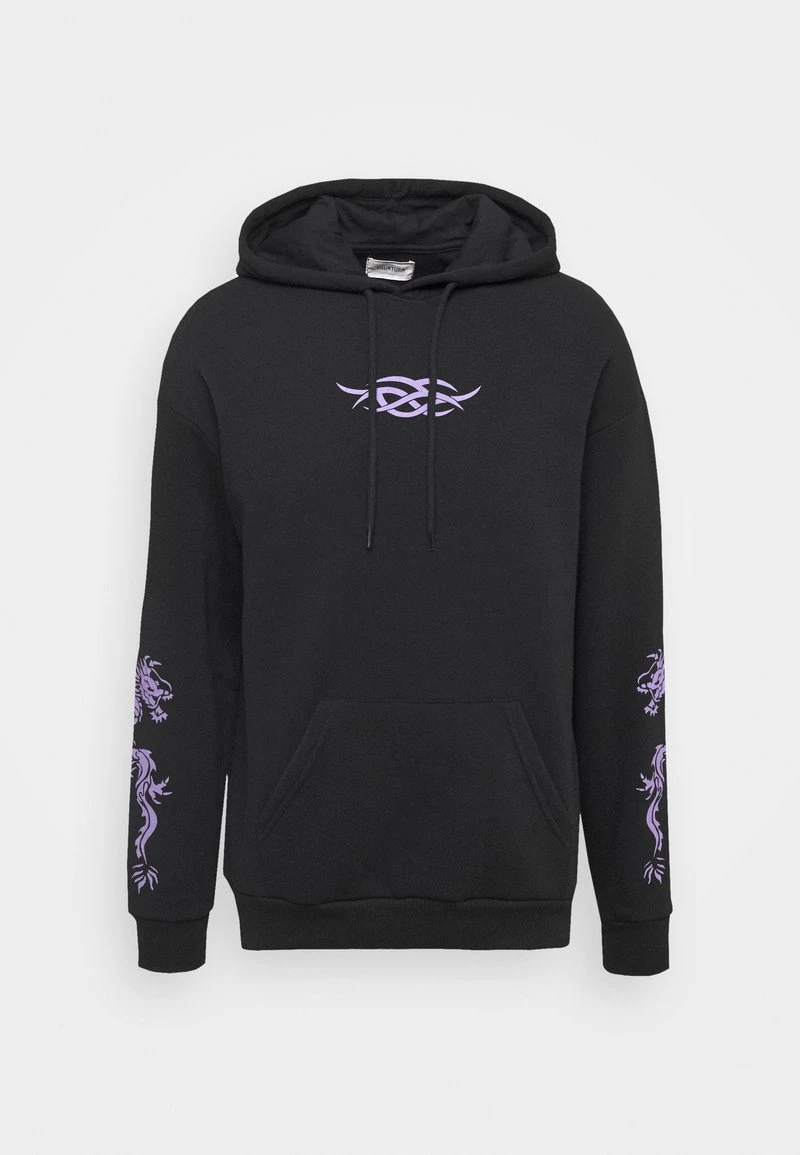 YOURTURN UNISEX - Felpa Con Cappuccio - Black 7 YOURTURN UNISEX - Felpa Con Cappuccio - Black - immagine 5