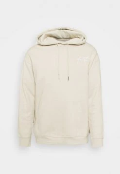 YOURTURN BOLD SCRIPT HOODIE UNISEX - Felpa - Beige -Sconto YOURTURN in Italia 93e2249ce3df44ab88f53897151067c2