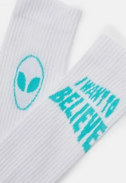 YOURTURN 3 PACK - Calze - White/black/neon Blue, Uomo -Sconto YOURTURN in Italia 948aab7d8b2b4f65a4f86d51301adb84