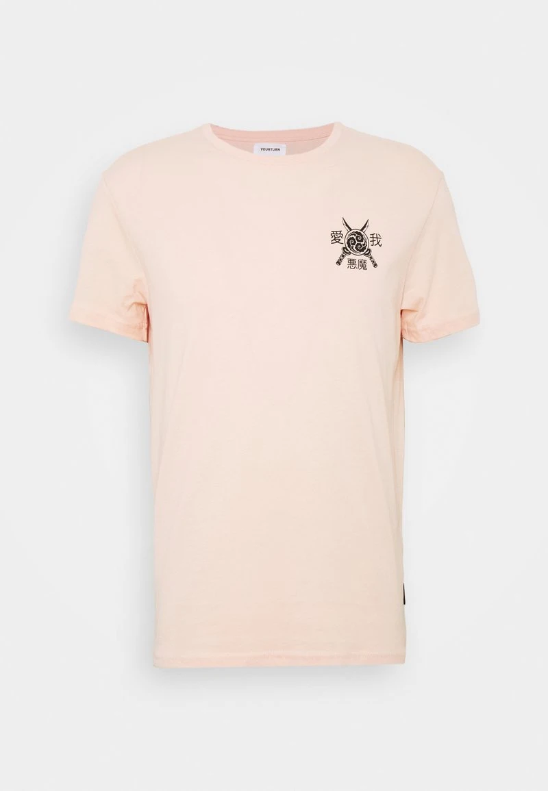 YOURTURN T-shirt Con Stampa - Pink, Unisex 6 YOURTURN T-shirt Con Stampa - Pink, Unisex - immagine 4