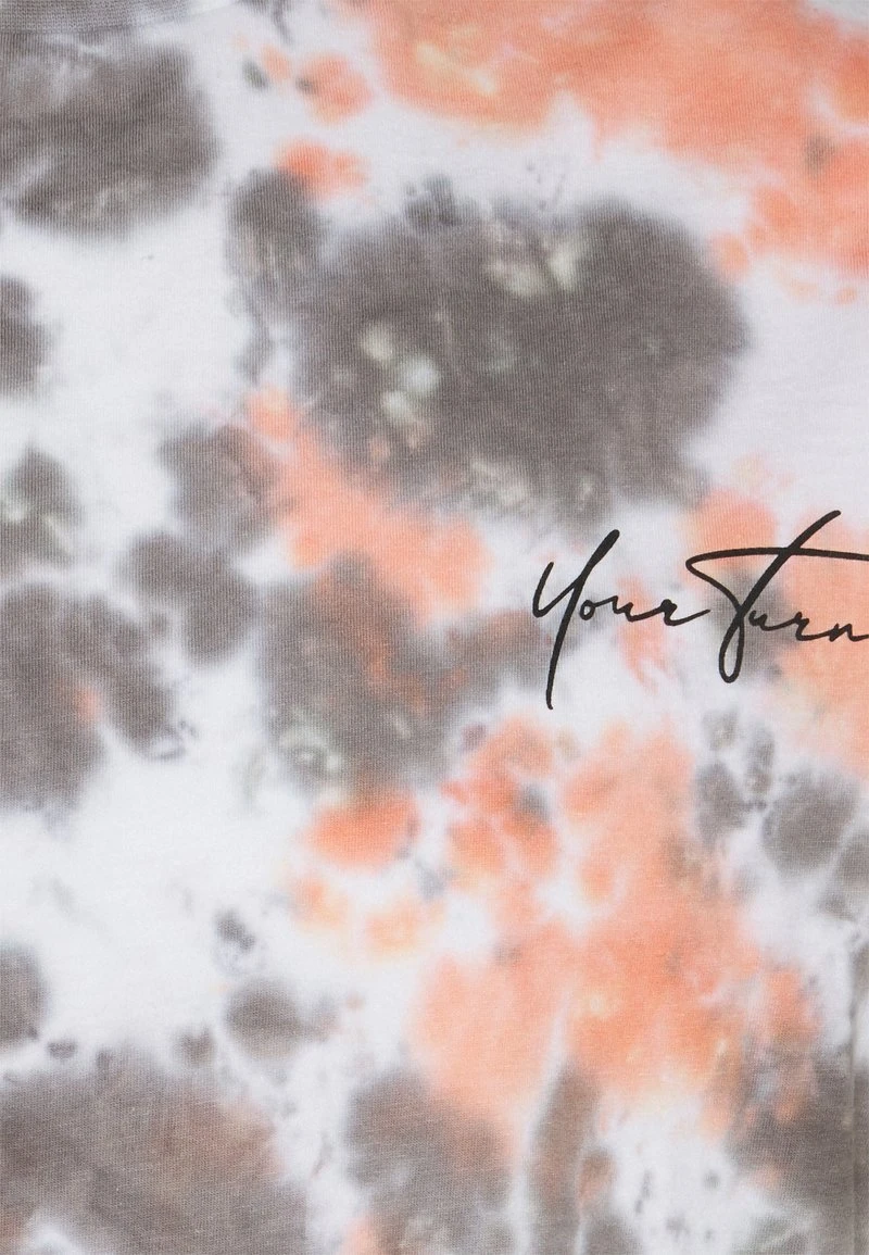 YOURTURN UNISEX - T-shirt Con Stampa - Orange/grey 5 YOURTURN UNISEX - T-shirt Con Stampa - Orange/grey - immagine 3