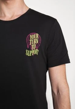 YOURTURN T-shirt Con Stampa - Black, Unisex -Sconto YOURTURN in Italia 9fcedc065def48afa47fd29c0eea5ade