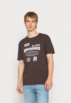 YOURTURN PERCISTENCE GRAPHIC T-SHIRT UNISEX - T-shirt Con Stampa - Brown