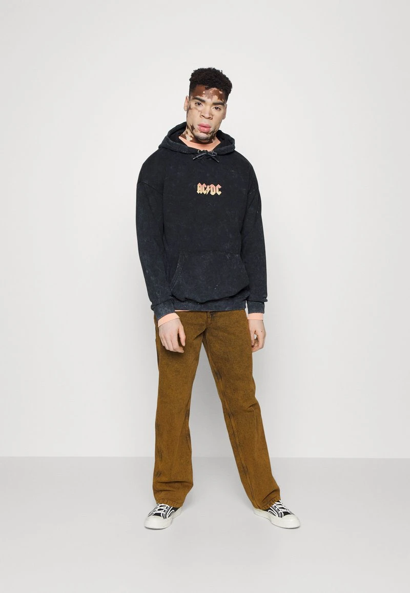 YOURTURN ACDC SWEAT UNISEX - Felpa Con Cappuccio - Black 4 YOURTURN ACDC SWEAT UNISEX - Felpa Con Cappuccio - Black - immagine 2