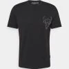 YOURTURN STAR SIGN LOGO UNISEX - T-shirt Con Stampa - Black