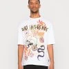 YOURTURN SKULL FLAME GRAPHIC T-SHIRT UNISEX - T-shirt Con Stampa - White 2 YOURTURN SKULL FLAME GRAPHIC T-SHIRT UNISEX - T-shirt Con Stampa - White -Sconto YOURTURN in Italia bc23a191c9c0427abcdb3bfa51a8e9a4